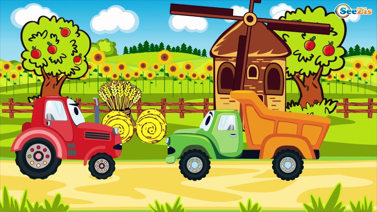 Akıllı arabalar - Yarış arabaları ve Polis arabası! Eğitici çizgi film - Arabalar çizgi filmi