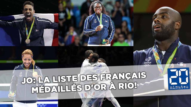 JO: La liste des Français médaillés d'or à Rio!