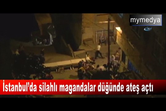 Avcılar’da silahlı magandalar düğünde ateş açtı