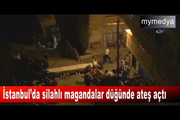 Avcılar’da silahlı magandalar düğünde ateş açtı