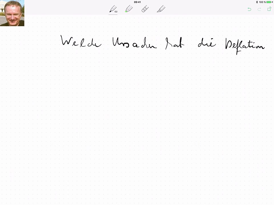 Welche Ursachen hat eine Deflation?