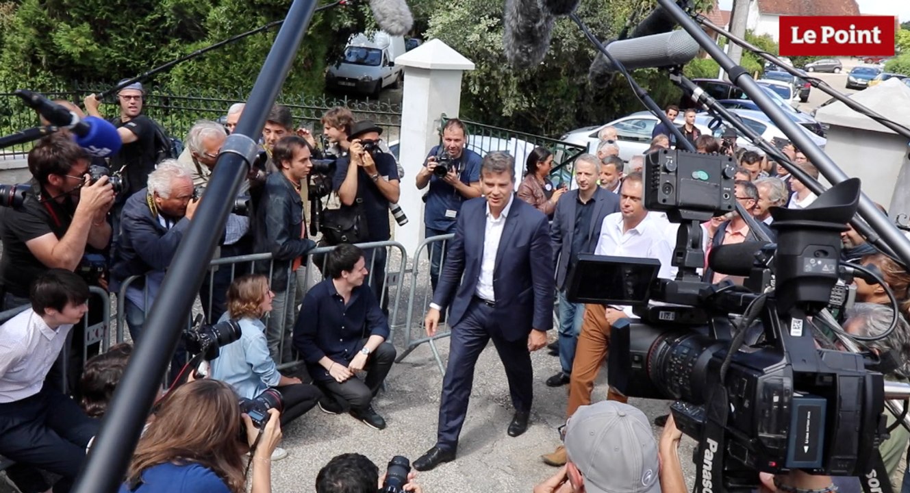 Arnaud Montebourg, curiosité politique à Frangy-en-Bresse