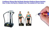Confidence Fitness Slim Vibration Fitness Machine