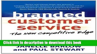 [PDF] Branded Customer Service: The New Competitive Edge Popular Online