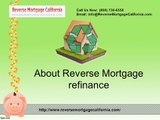 Reverse Mortgage Refinance
