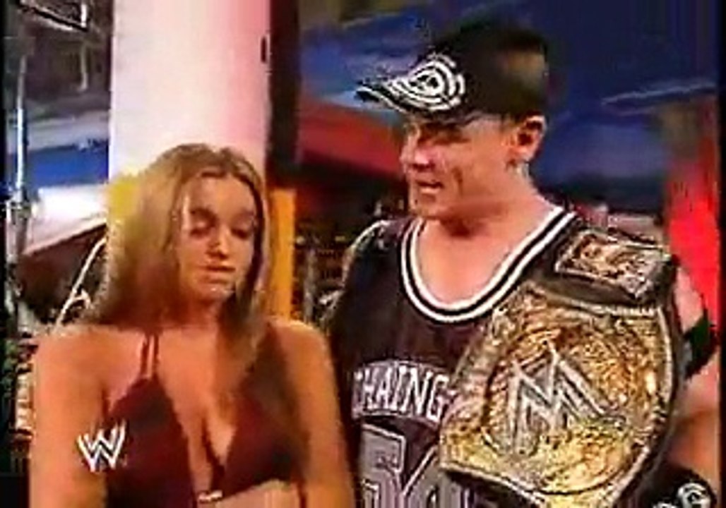 Maria - with John Cena - RAW 7.4.05 - 2006