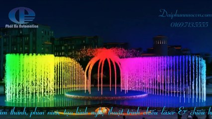 Nhạc nước nghệ thuật công trình kiến trúc cảnh quan đẹp