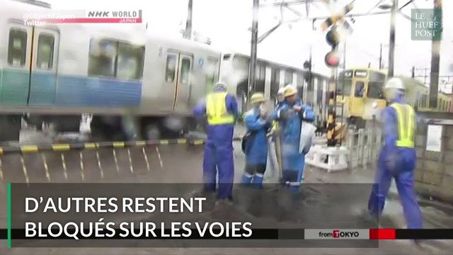 Trains qui déraillent, avions bloqués: Un puissant typhon paralyse le Japon
