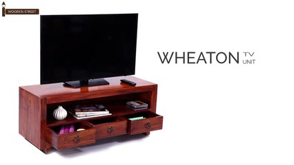 TV Unit - Buy Wheaton TV Unit Online at Wooden Street