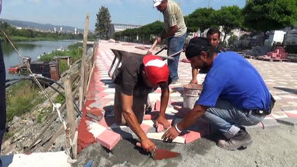 GÜLÜÇ BELEDİYESİ SAHİL PROJESİ ÇALIŞMASI DEVAM EDİYOR