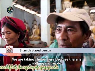 Shan civilians forced to flee