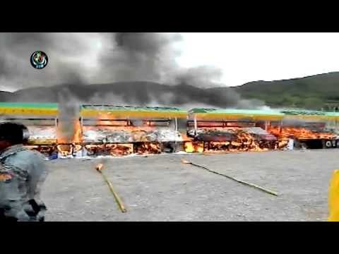 Tonnes of narcotics burned in Burma