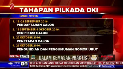 Tahapan Pilkada DKI 2017