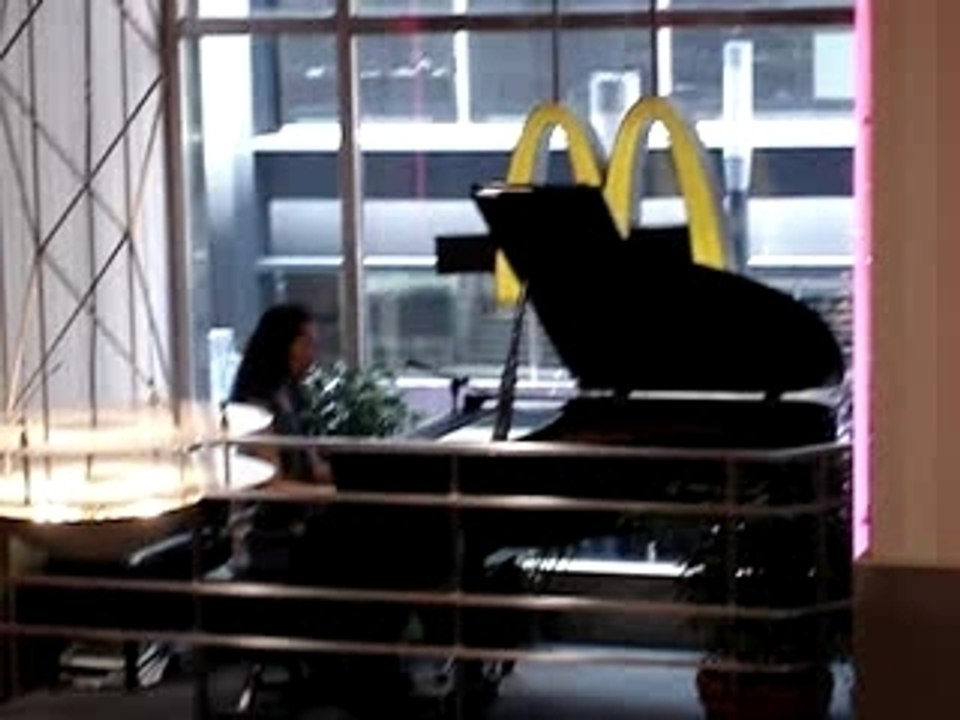 Pianiste au Mac Do de New York