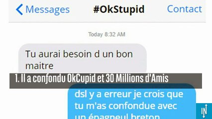 Les 10 pires tentatives de drague du site OkCupid