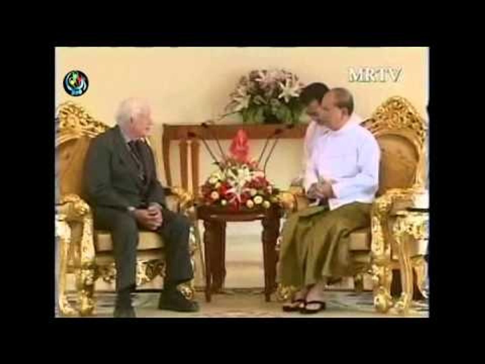 Jimmy Carter meets Thein Sein