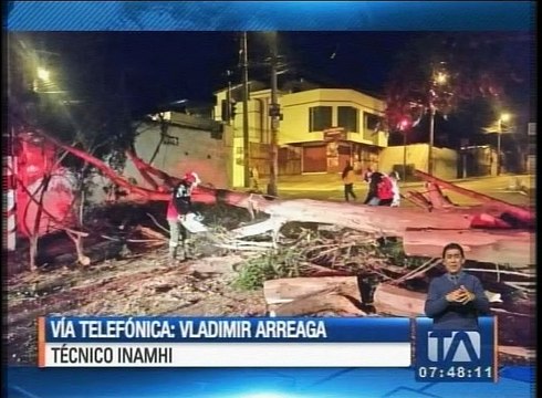 Por qué se produjeron los fuertes vientos en Quito