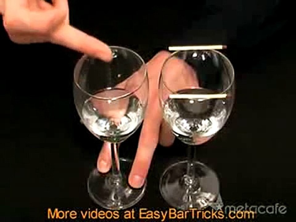 Dancing matches bar magic trick   Cool bar trick revealed!