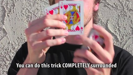 David Blaine Card Trick Tutorial - magic w  Jenna Marbles