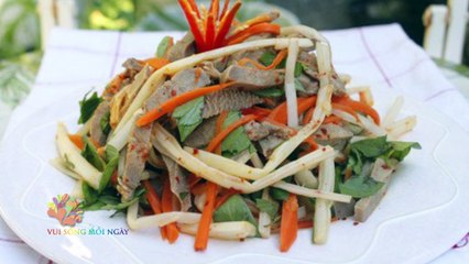 Gỏi ngó sen chay - Vui Sống Mỗi Ngày [VTV3 – 18.08.2016]