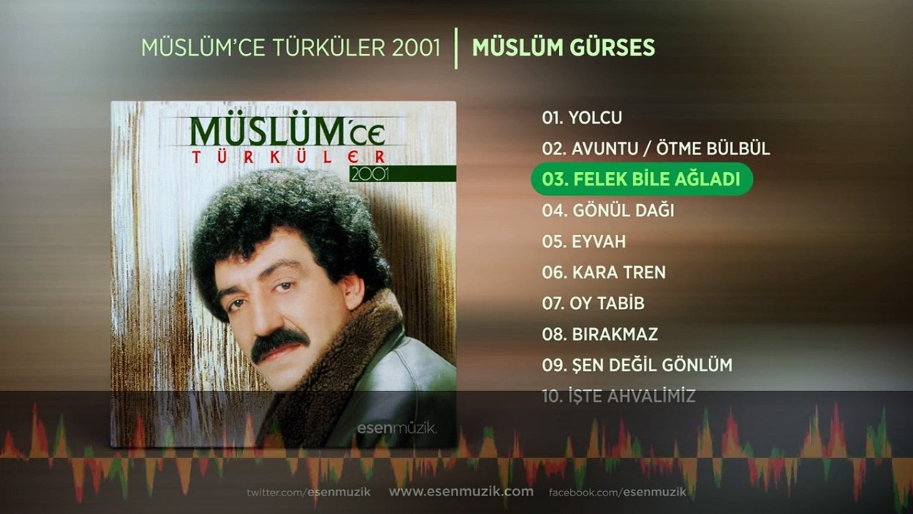 Felek Bile Ağladı (Müslüm Gürses) Official Audio #felekbileağladı #müslümgürses