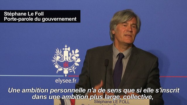 Le porte-parole du gouvernement réplique à Montebourg