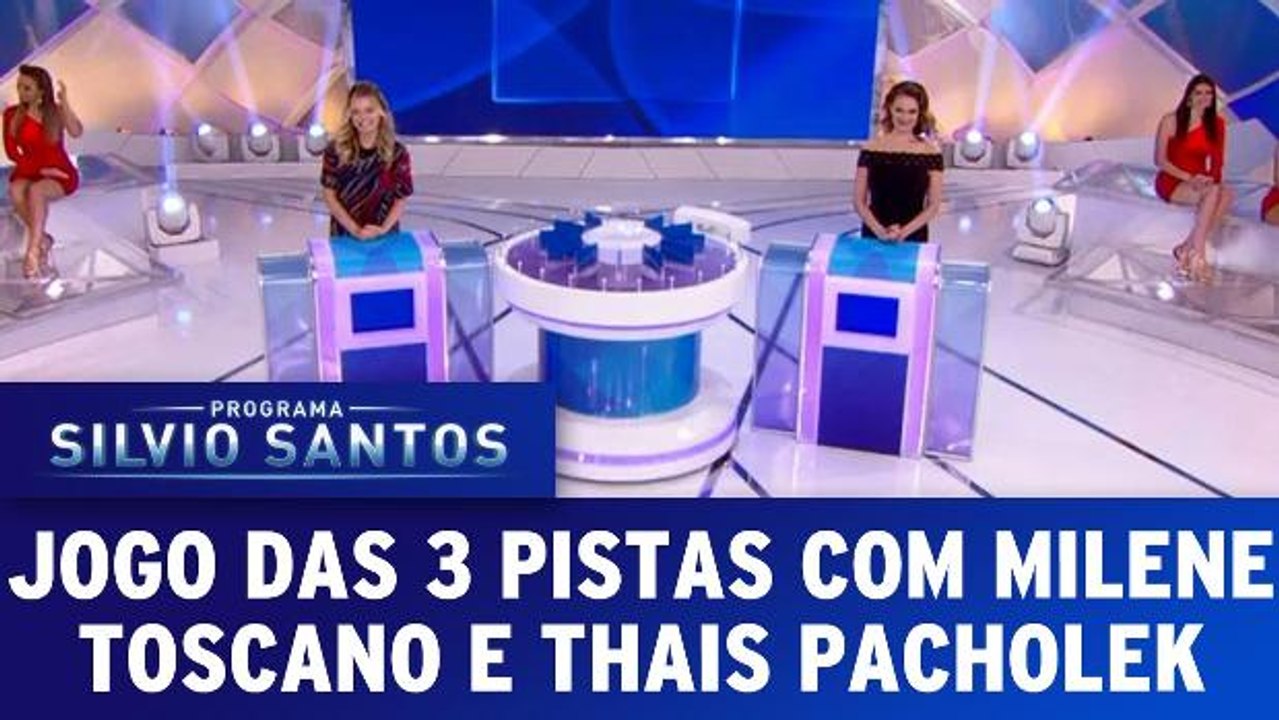 Jogo das 3 Pistas com Milena Toscano e Thais Pacholek