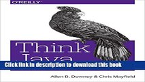 [PDF] Think Java: How to Think Like a Computer Scientist Download Full Ebook