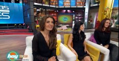LAS TRES PROTAGONISTAS DE LA NUEVA TELENOVELA ¨Mujeres de Negro¨ TELEVISA 22/08/2016