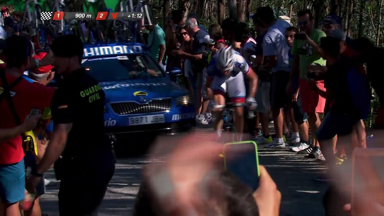 01 KM a meta / to go - Etapa 3 (Marín / Dumbría. Mirador de Ézaro) - La Vuelta a España 2016