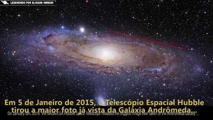 Galáxia Andrômeda como nunca vista antes