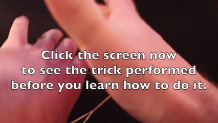 How to  Best rubber band magic trick EVER!