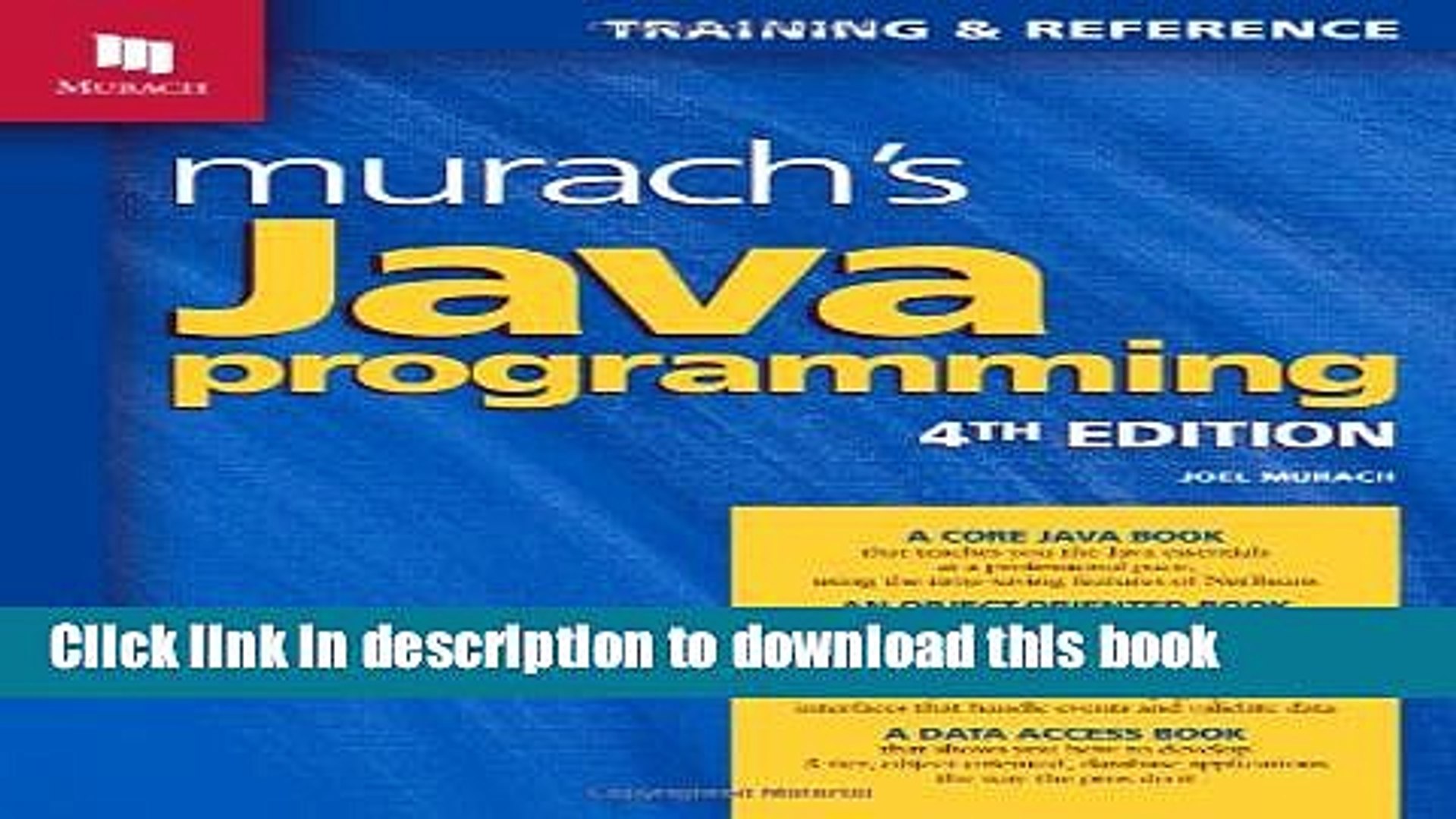 [PDF] Murach s Java Programming Download Online