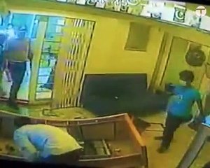 CCTV Footage of ARY during MQM workers attack