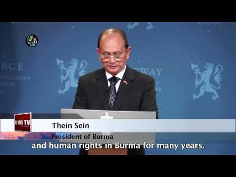 Thein Sein meets Norwegian PM