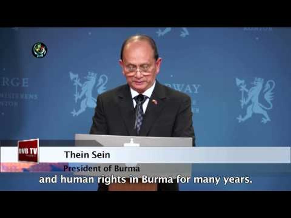 Thein Sein meets Norwegian PM
