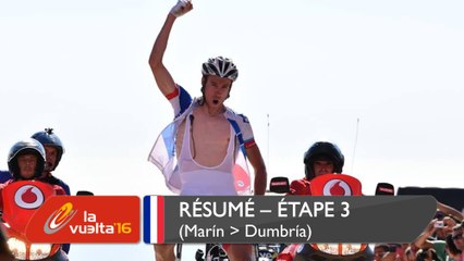Résumé - Étape 3 (Marín / Dumbría. Mirador de Ézaro) - La Vuelta a España 2016
