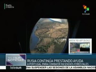 Rusia mantiene su apoyo a Portugal para apagar incendios forestales