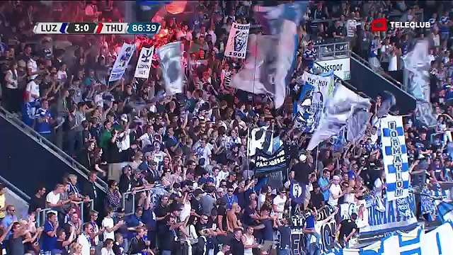 FC Luzern 3:0 FC Thun (Swiss Super League 5. Runde 2016/2017 21.August 2016)