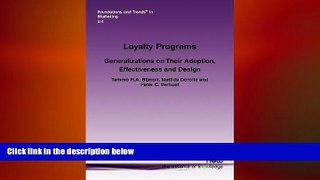 READ book  Loyalty Programs: Generalizations on Their Adoption, Effectiveness and Design