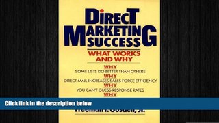 READ book  Direct Marketing Success: What Works and Why (Wiley Series on Business Strategy)