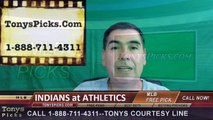 Oakland Athletics vs. Cleveland Indians Free Pick Prediction MLB Baseball Odds Series Preview