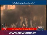 Violent protest by MQM workers at Press Club
