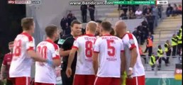 Kristian Maslanka RED card - Kickers Offenbach 2-2 Hannover 96 - (22-8-2016)