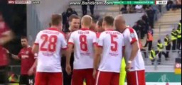Kristian Maslanka RED card - Kickers Offenbach 2-2 Hannover 96 - (22-8-2016)
