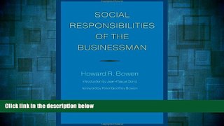 READ FREE FULL  Social Responsibilities of the Businessman (University of Iowa Faculty