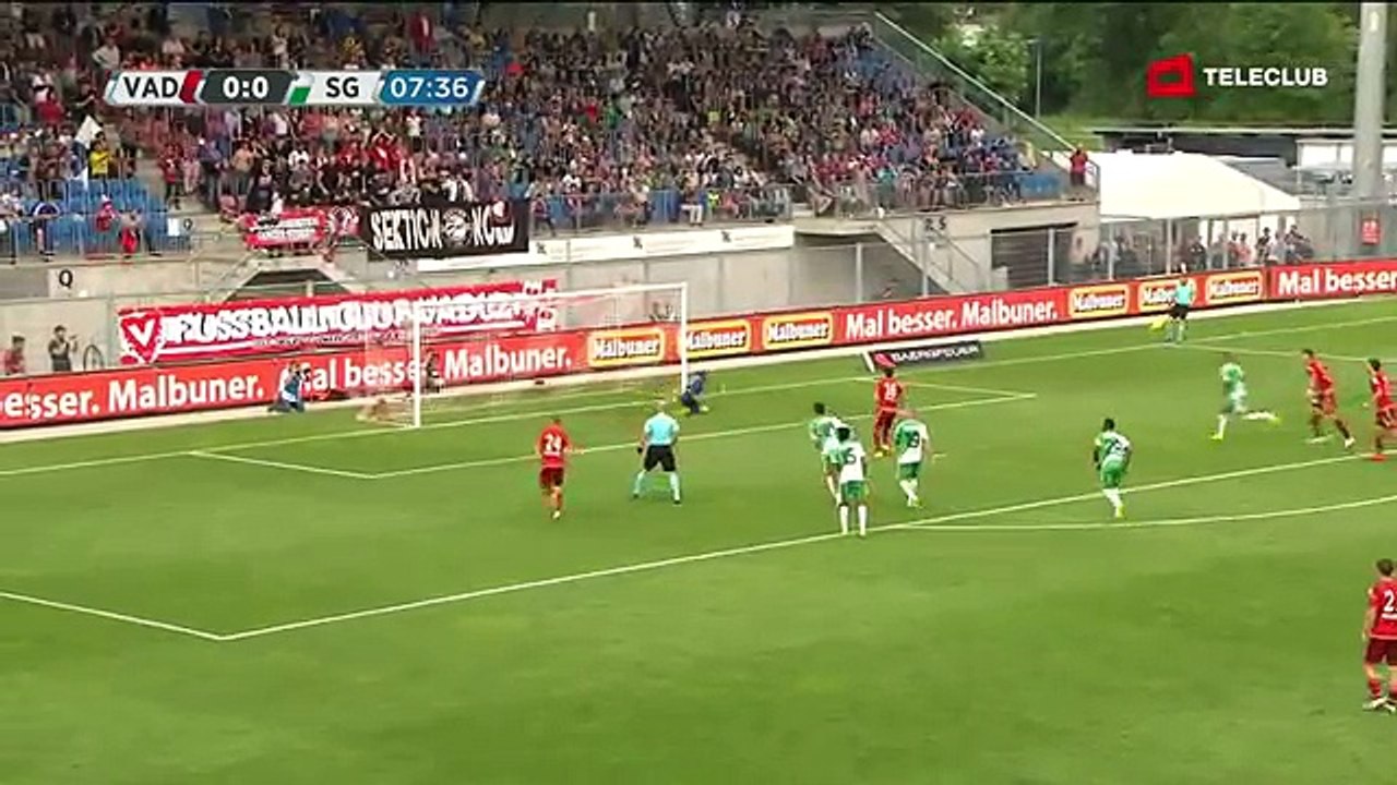 FC Vaduz 2:0 FC Sankt Gallen (Swiss Super League 5. Runde 2016/2017 21.August 2016)
