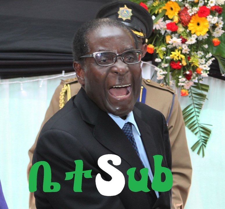 MOST FUNNIEST Speech by Robert Mugabe at the AU 2016 - WHITES - [Amharic Subtitle] ቤተSub