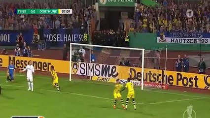 Eintracht Trier 0-1 Borussia Dortmund Highlights Video Goals August 22, 2016