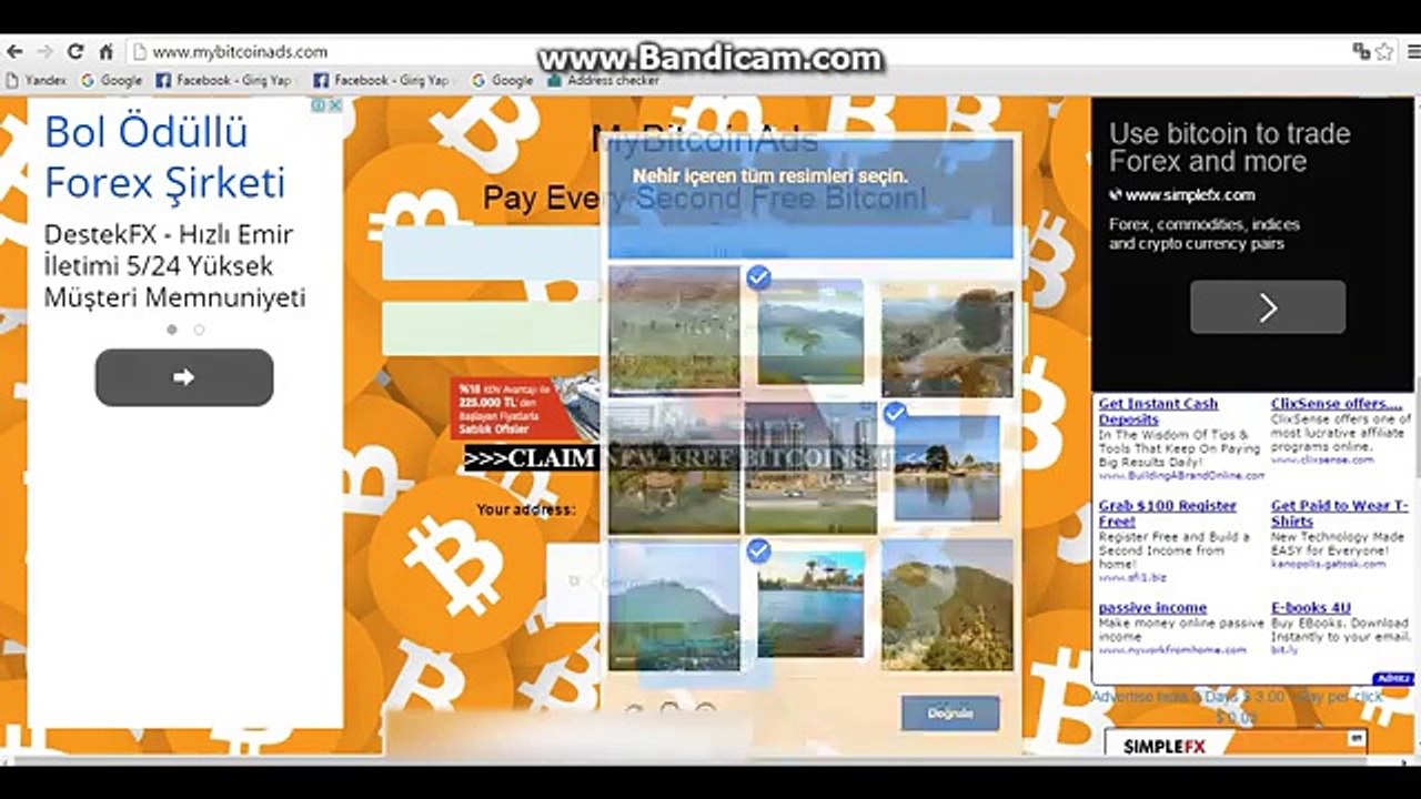 Mybitcoinads.com sitesinde nasıl 100 satoshi kazanılır?